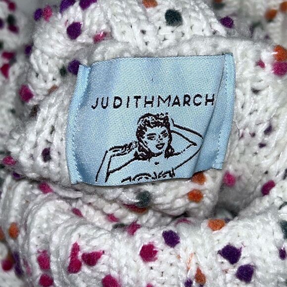 Judith March Ditsy Dots Cropped Sweater - Picture 7 of 10